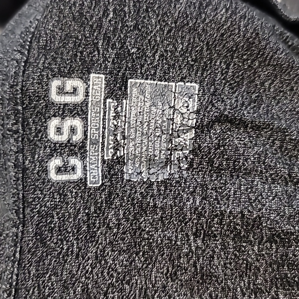 Champs Sport Gear T-Shirt Mens 2XL Charcoal White Short Sleeve Stars Flag Cadual - Picture 7 of 7
